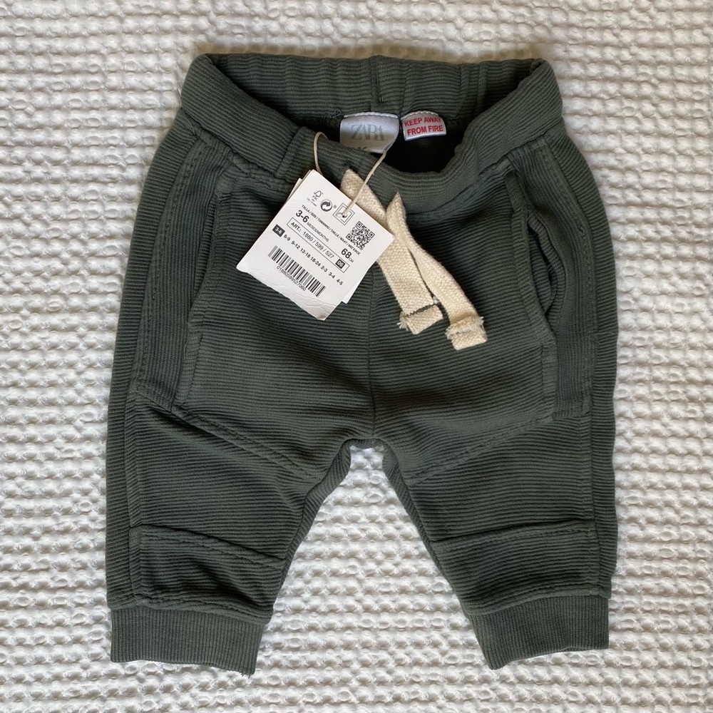 NWT Ribbed Zara Baby Joggers